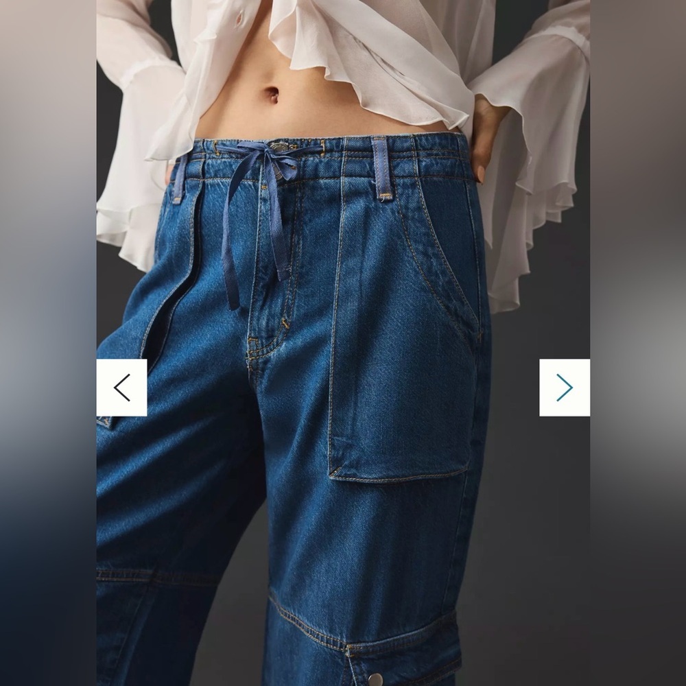 Anthropologie Pilcro Mid-Rise Cargo - Picture 3 of 15